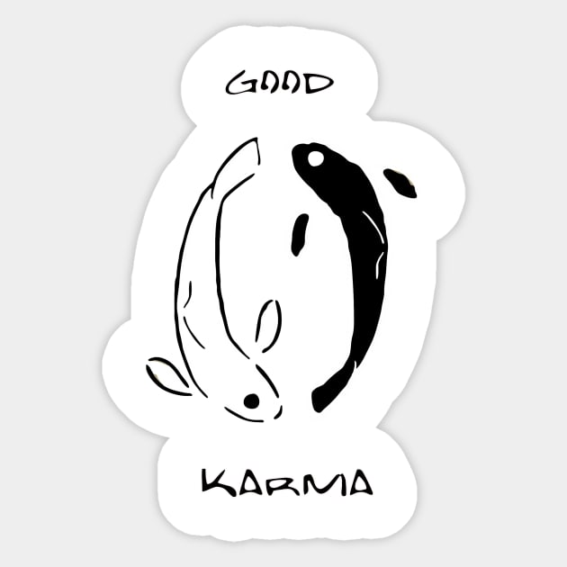 good karma Sticker by rclsivcreative